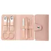 Set de Cortauñas de Acero Inoxidable Transfronterizo Set de 16 Piezas Herramientas para Pedicura Casera Tijeras de Manicura Tijeras Oblicuas