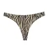 Ropa interior sexy de estampado de leopardo para comercio exterior, tanga encantadora para mujer, estudiante linda, antibacteriana, sin costuras, body de una pieza en forma de T