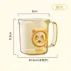 Taza para Enjuague Bucal Infantil de Casa Taza para Lavarse el Rostro de Dormitorio Estudiantil Set de Tazas de Cepillo de Dientes de Dibujos Animados Taza Creativa Linda para Cepillarse los Dientes de Pareja