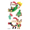 Fábrica de adesivos de tatuagem de Natal fornecimento direto transfronteiriço em estoque adesivos divertidos para o rosto adesivos de tatuagem de desenho animado para crianças