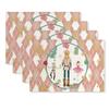 Nuevo camino de mesa navideño transfronterizo Temu, mantel individual con aislamiento térmico para el hogar, la sala de estar y la cocina de Amazon, decoración navideña