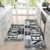 Alfombra de terciopelo de cristal estilo americano transfronteriza, tapete largo para piso de cocina, resistente a la suciedad, fácil de mantener, tapete antideslizante, felpudo para entrada