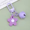 Chaveiro Flor Sino Colorido Pingente Fofo Pequenos Itens Fivela de Porta Joias Acessórios para Joias DIY Pronto Atacado