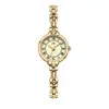 Gedi Nuevo Reloj de Pulsera Francés Redondo Romano de Cuarzo para Mujer Pulsera Resistente al Agua Temperamento Versátil Lugar de Trabajo Viaje Diario Reloj de Pulsera