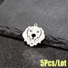 Acessórios de Joias Europeus e Americanos Transfronteiriços Aço Inoxidável Galvanizado a Ouro 18K para Fazer Pingente Fofo de Animal Zodiacal Cachorro Pingente