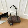 Bolsa de lona para mujer, nueva colección otoño/invierno 2026, bolsa tipo almohada de gran capacidad, bolso de hombro de moda, bolso de axila, bolso para ir al trabajo, bolso de lunares