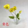 Nueva flor de techo para boda, material de seda, simulación de flor de amapola, flocado, flores falsas, accesorios, Monet, flores y plantas decorativas para jardín