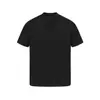 Camiseta de Peso Pesado Estilo Americano Ares para Hombre con Bordado de Columna Cleanfit Cuello Redondo Bordada Manga Corta Estilo Verano para Hombre