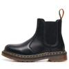 Botas Chelsea 2976 de Couro Macio para Mulheres, Botas de Motociclista para Casal para Homens, Botas Curtas de Couro Genuíno Britânico para Homens e Mulheres, Sapatos Casuais de Couro de Tamanho Grande