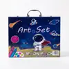 Directo del fabricante: Plumones de acuarela 145 juego de pinceles para niños, pinceles, crayones, pasteles al óleo, caja de regalo de material de arte para estudiantes