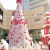 Árbol de Navidad de marco grande directo de fábrica 3-20 metros exterior luminoso diseño de escena navideña diseño de escaparate de hotel