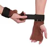 C Equipo de fitness transfronterizo más vendido: Muñequeras antideslizantes y resistentes al desgaste, correas de asistencia para peso muerto, correas de agarre y protectores de palma de cuero