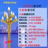 Lámpara LED de magnolia, lámpara china de ocho tenedores y nueve fuegos, lámpara de paisaje grande, iluminación LED para caminos escolares, comunitarios, de ingeniería municipal