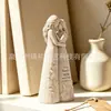 Nueva Escultura Serie Familiar: Hermanas Abrazándose, Adorno de Decoración para el Hogar de Arenisca para Escritorio de Oficina, Entrada y Decoración de Gabinete