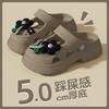 Zapatos de cueva Baotou Sandalias y Pantuflas de Suela Gruesa para Mujer Lindas de Dibujos Animados Verano Aumentantes de Altura para Exterior Sensación Dung Antideslizantes Pantuflas de Mujer