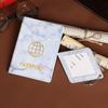 Etiqueta de equipaje transfronteriza en stock, tarjetero para pasaporte, traje estilo INS marmoleado, funda protectora para pasaporte de PU, bolsa para pasaporte y certificado