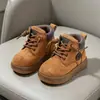 Botas Martin para Niños 2026 Primavera, Otoño, Invierno Nuevo Estilo Botines Cortos para Niños Elegantes Botas de Cuero para Niñas Suela Suave Zapatos para Bebé