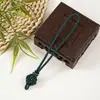 Datura Nó Chinês Artesanal DIY Cordão para Pingente de Borla Estilo Chinês Utensílio de Jade Wenwan Corda para Pegar na Mão Ornamento Cabeça de Pingente