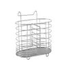 Soporte de Palillos de Acero Inoxidable Montado en la Pared Cocina Hogar Jaula para Palillos Estante de Almacenamiento Caja Organizadora de Palillos