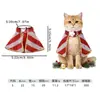 Capa nueva para mascotas de Amazon Navidad transformación creativa de fábrica ropa divertida para gatos de vacaciones venta al por mayor de fábrica