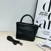 Bolso de Mano Transfronterizo de Nuevo Estilo para Mujer, Piel de Primera Capa Completa, Caída Natural, Bolso Cruzado Sencillo y de Moda, Bolso de Hombro Versátil para el Trabajo