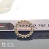 Fivela de Toalha de Seda de Uso Duplo Estilo Coreano Padrão Versátil de Verão Fivela de Cintura de Metal com Strass Nó de Canto de Bainha para Camisa T-shirt