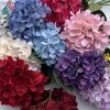 Hortensia de elfo de imitación, estilo pastoral, para bodas, escenarios, flores falsas, decoración de caminos de hotel, flores de seda.