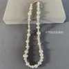 Collar de Burbujas Gipsófila Perla Bebé Swarovski Cadena Clavicular de Lujo Ligero Nicho Collar de Perlas de Agua Dulce Natural Venta al por Mayor