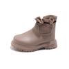 Botines Martin para Niñas 2025 Otoño Nuevo Estilo Botines Cortos de Punto de Princesa Moda con Volantes Botas Infantiles