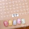 Pegatinas de manicura de estrella al por mayor explosiones netas rojas oro y plata manicura estrella pegatinas para uñas estrella de cinco puntas en blanco y negro con pegatinas para uñas