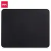 Deli 83009 Mouse Pad de Couro Tamanho Pequeno Borda Fofa Travada Mouse Pad para Jogos Tapete de Mesa Preto