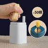 Caja de Palillos Automática Pop-Up Creativa para el Hogar Sala de Estar Mesa de Comedor Dispensador de Palillos Tipo Empuje Tubo Portátil de Palillos de Bambú Lote