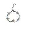 Pulseira de Contas Estilo Férias no Oceano Estrela-do-Mar e Concha, Pulseira Estilo Étnico Boêmio Transfronteiriça, Acessório de Mão Versátil de Nicho