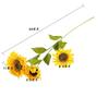 Simulação Girassol Casa Decoração Suave Decoração Falsa Flor de Seda Cena de Casamento Layout 3 Girassol Simulação Flores