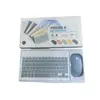 Adecuado para Teclado Bluetooth para iPad Tableta Computadora Ratón Inalámbrico Universal Teclado Set Teclado Portátil para Máquina de Aprendizaje