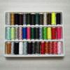 Linha de Costura Manual DIY 402 Linha de Costura de Poliéster Linha para Máquina de Costura Doméstica Caixa Colorida Linha de Costura de 39 Cores Venda Quente Transfronteiriça