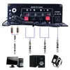 AK380 Mini Amplificador de Potencia Pequeño Hogar Coche Ranura para Tarjeta Multifunción Amplificador de Potencia Bluetooth 12V