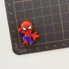 Accesorios de Resina Brillantes de Dibujos Animados de Spider-Man, Capitán América, Hulk para Zapatos con Agujeros, Flor para Zapatos, Ropa, Imán para Refrigerador