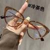 Nuevo Marco Cat-Eye Personalizado Popular Europeo y Americano Moda Femenina Fotografía Callejera Espejo Plano Anti-Luz Azul Se Puede Equipar con Lentes para Miopía Tendencia