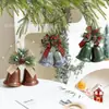 Nuevas decoraciones navideñas vintage transfronterizas, campanas, colgantes para árbol de Navidad, decoración del hogar, arreglo de ambiente