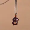 Llavero de Caballo de Sándalo Zodiacal Llavero de Carruaje Colgante Colgante para Teléfono Móvil Colgante para Bolso Venta al por Mayor