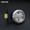 Anillo de Tirador de Acero Inoxidable para Puerta Invisible Cerradura de Anillo de Tirador de Acero Inoxidable Instalación Oculta Unilateral/Bilateral Pared de Fondo Cerradura de Puerta Oculta Pasaje de Eje de Tubería Cerradura para Puerta Cortafuegos