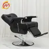 Silla de barbero网红 silla especial de peluquería acero inoxidable elevable y abatible silla para cortar el cabello sencilla asiento para teñir