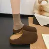 Sandalias vintage de cuero estilo Birkenstock para mujer, nuevo diseño moderno, suela suave, transpirables, fáciles de usar y con diseño de punta cerrada
