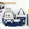Mochilas de estudante do ensino médio para comércio exterior no atacado, mochilas de grande capacidade para meninas do ensino fundamental, mochilas de viagem