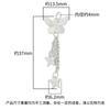 Nuevo S925 Plata Esterlina Sólida Tendencia Nacional Plata Lisa Colgante Borla Mariposa DIY Collar Pulsera Material Accesorios de Plata
