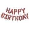 Set de globos de película de aluminio con letras de 16 pulgadas HAPPY BIRTHDAY, decoración de escena de bebé HAPPY BIRTHDAY