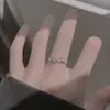 Anillo Orejas de Conejo Mujer Diseño Nicho Ins Estilo Frío 2023 Nuevo Anillo de Dedo Índice Abierto de Moda