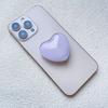 Suporte de Celular 3D de Vidro em Série de Cores Macaron em Forma de Coração Adesivo de Mesa Atacado Suporte Preguiçoso