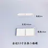 Plato Creativo para Condimentos con Borde Dorado para Uso Doméstico, Pequeño Plato de Cerámica para Salsas para Hotel, Plato Multifuncional para Vinagre, Soporte para Palillos, Plato para Salsa para Fondue